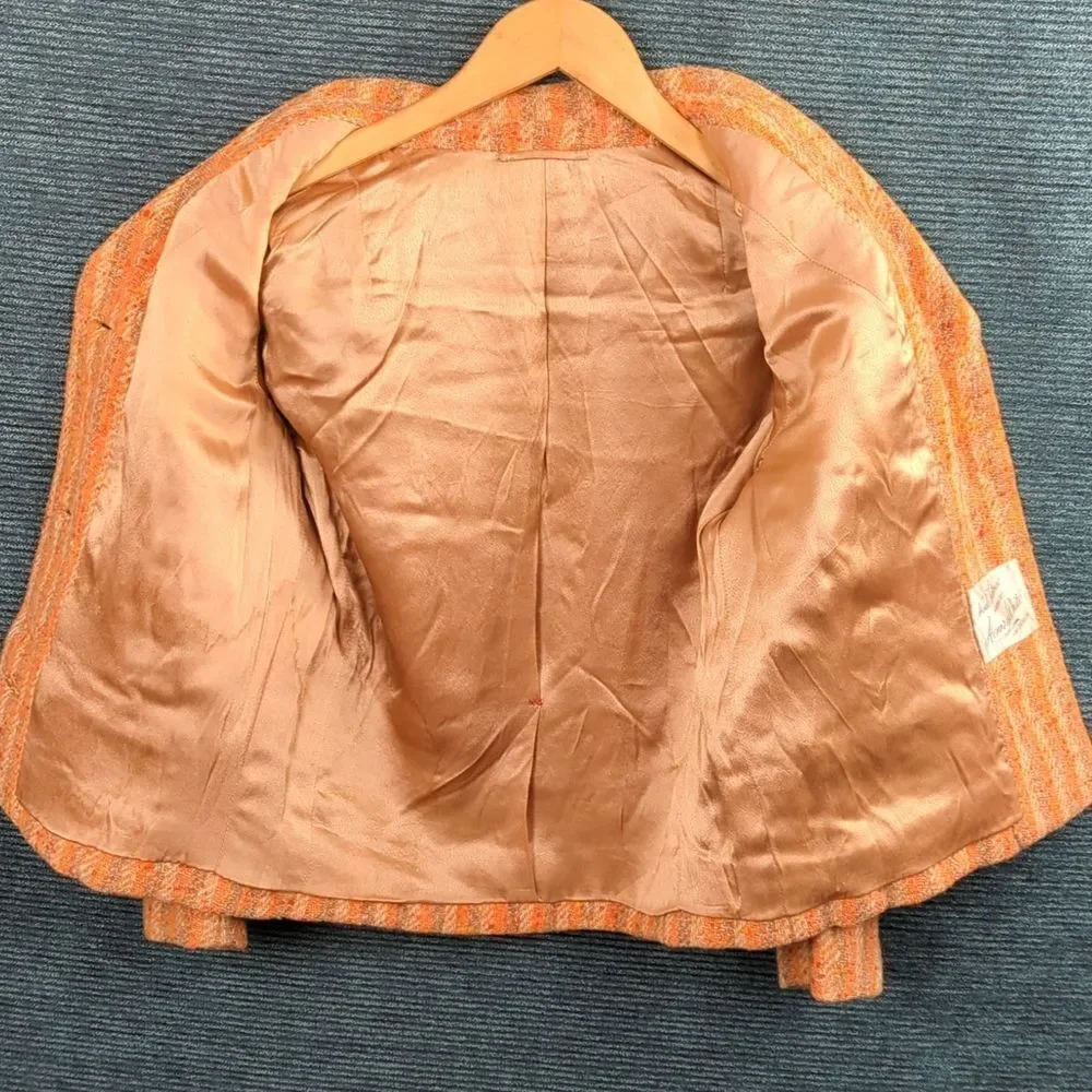 Vintage Henry White Of Dublin Wool Suit, 1960's Skirt & Jacket - Picture 14 of 17